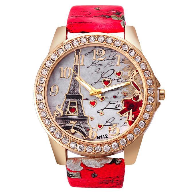 New Vintage Paris Eiffel Tower Women's Quartz Watch Women Girls Ladies Students Casual Wristwatch Relojes